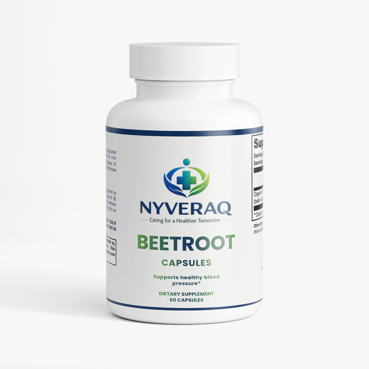 NYVERAQ Beetroot Capsules a Blood Flow & Heart Support