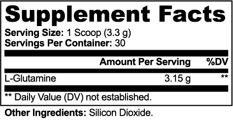 NYVERAQ L-Glutamine Powder a Gut Health Support